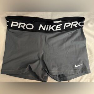 Nike Pro Charcoal Performance Shorts